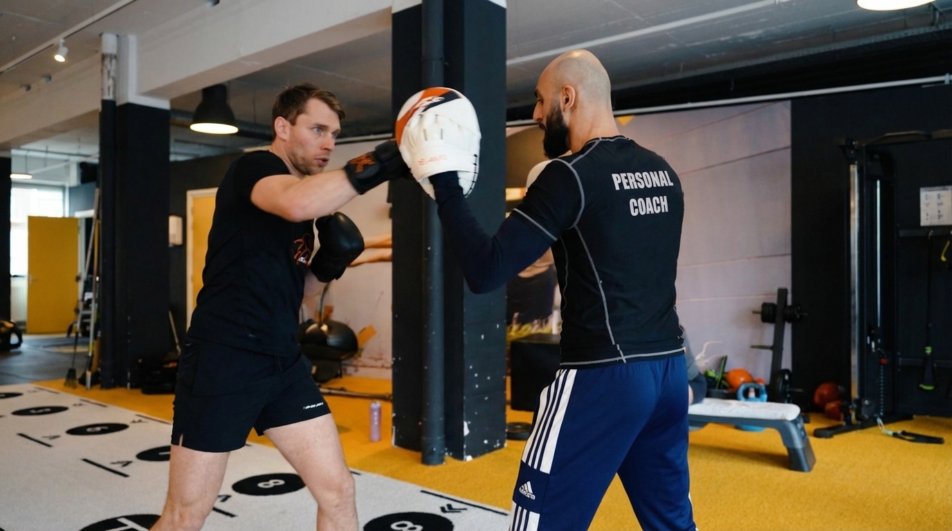 One Life Fitness personal coach in actie tijdens een persoonlijke training in Utrecht